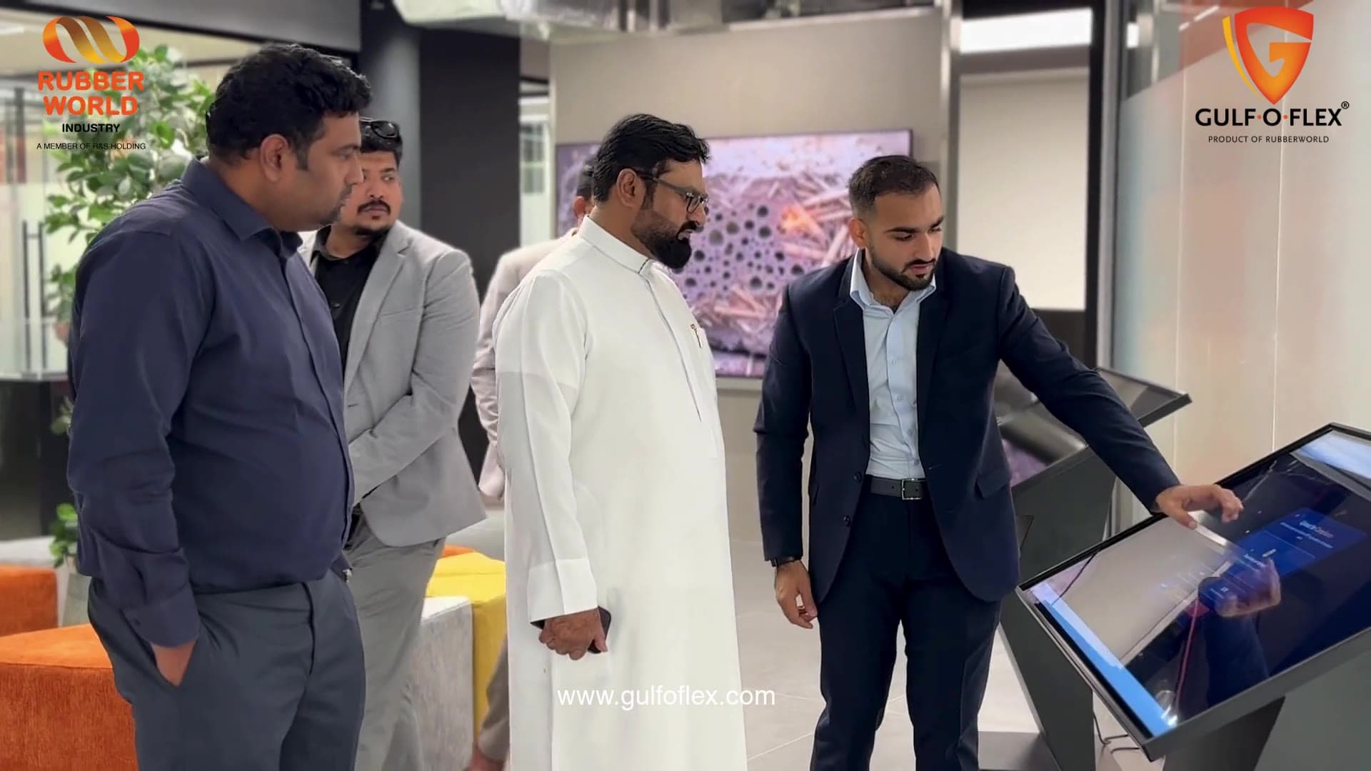 Salvo Corporation visit - Interactive touch tables