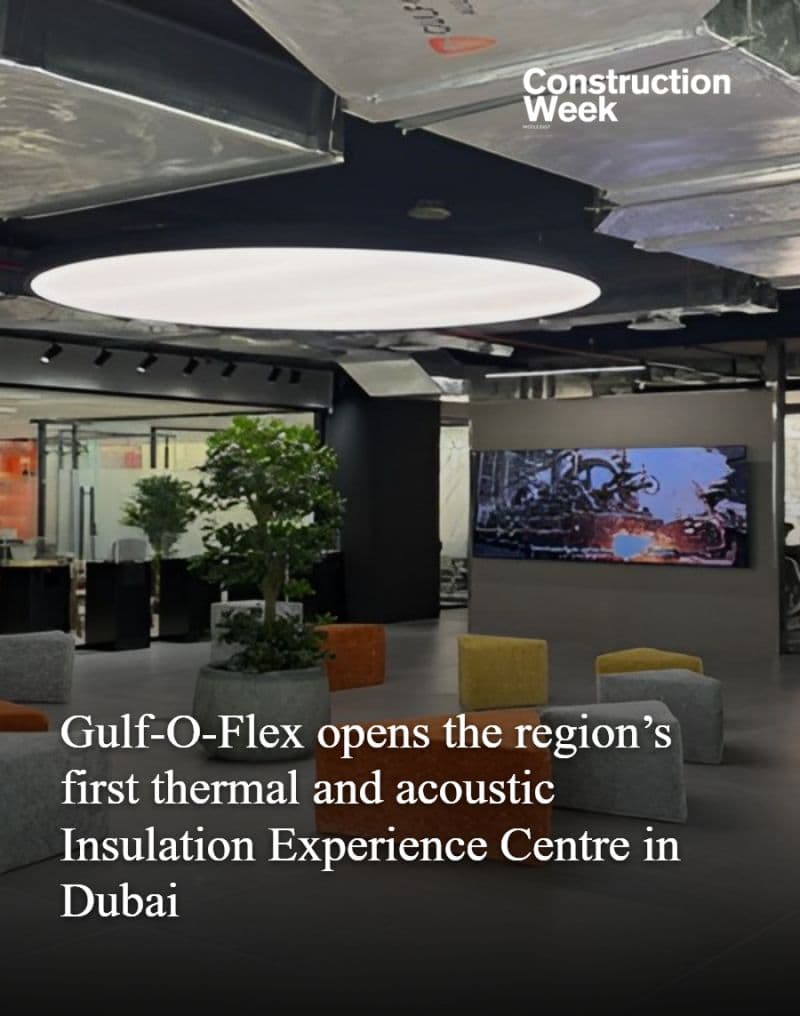 Gulf-O-Flex® Featured in Construction Week Middle East