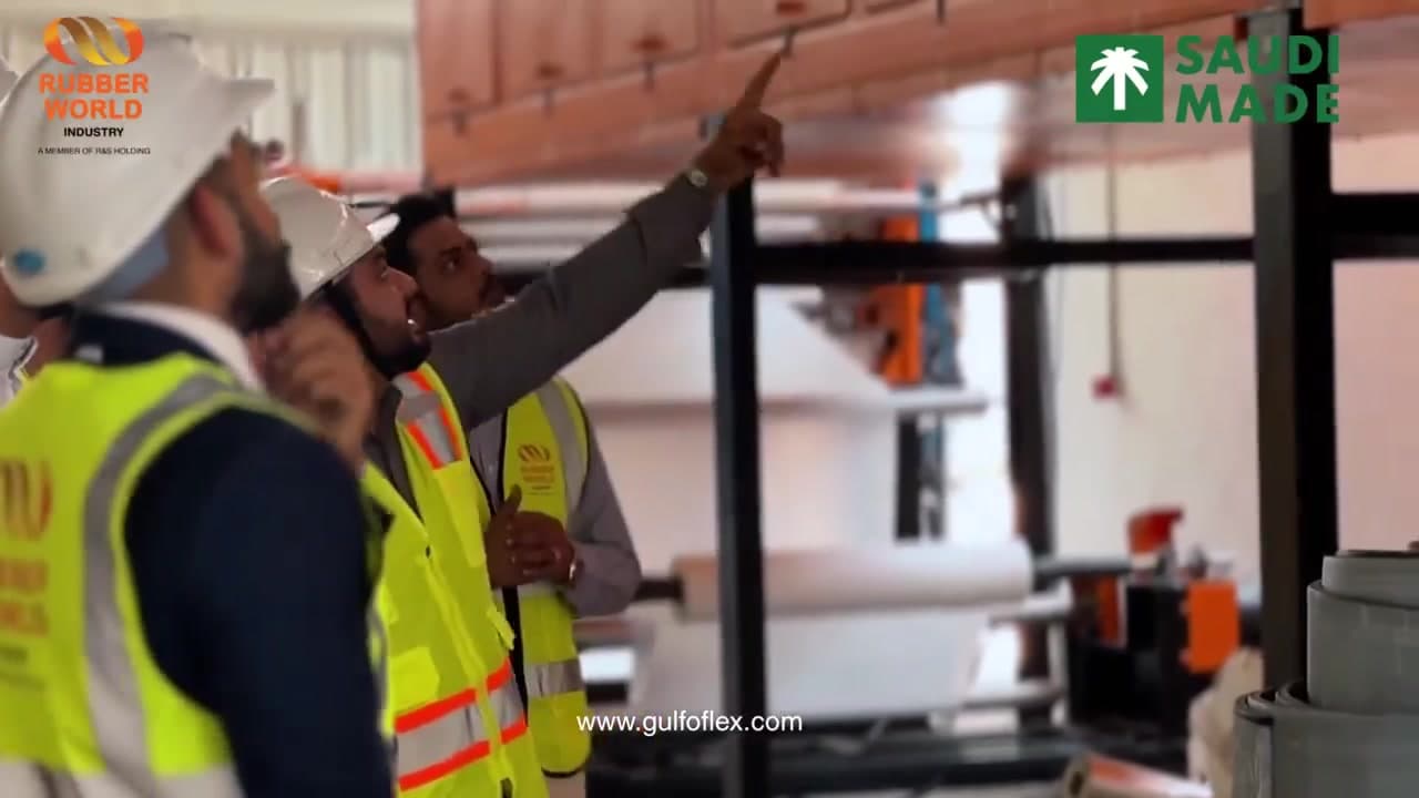 Riyadh factory visit - On the production line