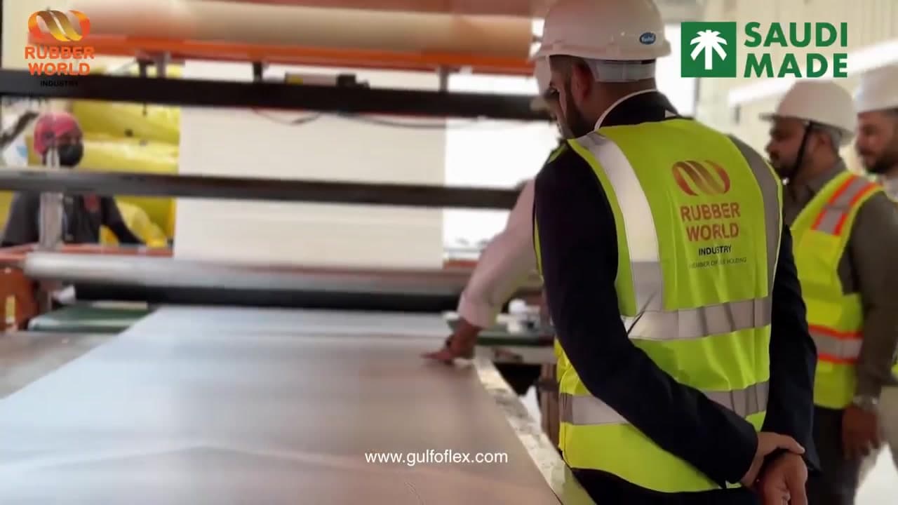 Riyadh factory visit - Inspecting the product